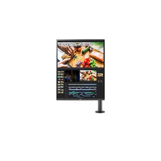 Monitor LG DualUp Ergo 28MQ780-B, 28MQ780-B, 27.6" 2560x2880 IPS, 5ms, 2x HDMI, DP, Audio, 2x USB