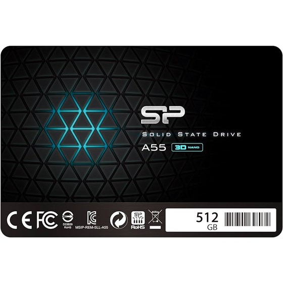 SSD 512GB Silicon Power Ace A55 2.5" SATA III 500/450 MB/s, PN: SP512GBSS3A55S25