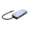 Orico 6u1 USB-C hub/punjač, HDMI 4K + 3x USB3.0 + RJ45+ USB-C PD 100W (ORICO-MC-U602P-GY-BP)