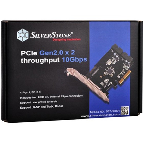 Adapter Silverstone PCIe 4x USB 3.0 interni (ČIŠĆENJE ZALIHA) P/N: SST-ECU01 